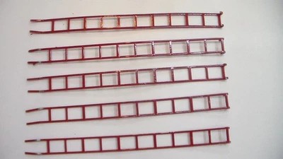 Cinco (5x) MTH (compatible con Lionel) 151 escaleras de semáforo rojo (piezas de tren modelo) Foto 1 de 4