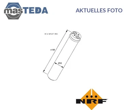 33284 TROCKNER KLIMAANLAGE NRF FÜR VAUXHALL AGILA I 1L,1.2L 43KW,55KW,44KW,59KW - Image 1 of 4