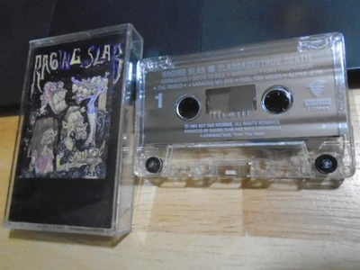 RARE OOP Raging Slab CASSETTE TAPE Slabbage True Death M.O.D. Sheer Terror rock - Image 1 of 2