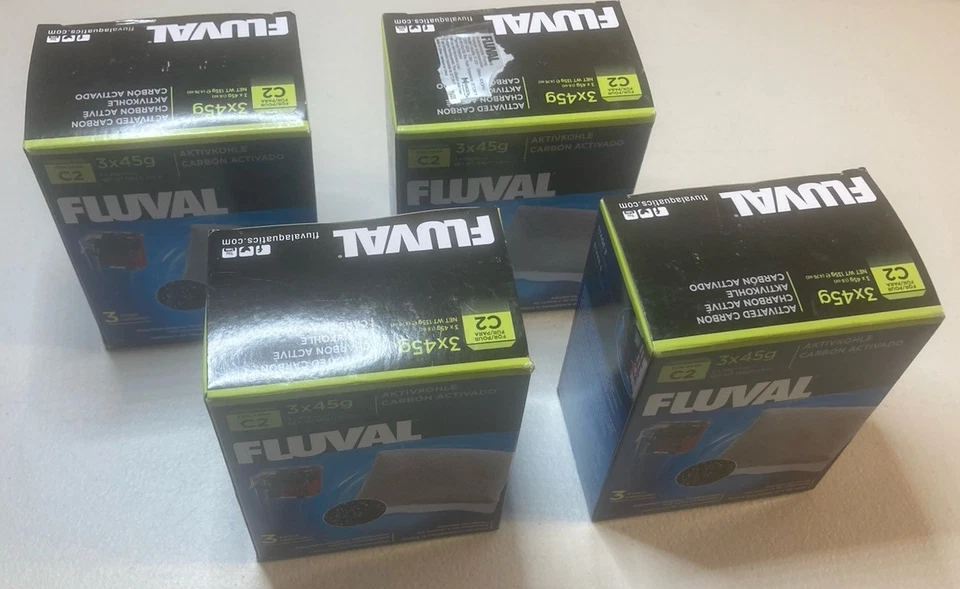 Fluval C2 Activated Carbon Replacement Aquarium Filter Media - 12 Pack (4 Boxes) - Image 1 of 1