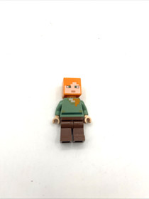 Lego Minecraft Alex MIN017 21128 21121 21169 21144 Minifigure Mini Minature