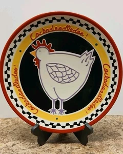Becky Denny Hen Farmhouse Chicken Southern Living 12" Round Serving Platter - Picture 1 of 7