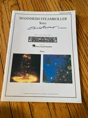 Manheim Steamroller Solo Christmas clarinet songbook  new ship tomorrow - Image 1 of 2