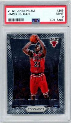 2012 Panini Prizm JIMMY BUTLER RC Rookie Card #205 BULLS JIMMY BUCKETS PSA 9 N65 - Image 1 of 3