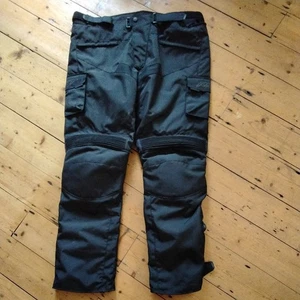 RST Sinaqua Black Textile Motorcycle Trousers  UK 40 EU 50 - Picture 1 of 6