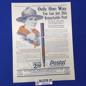 Boy Scout 1926 Postal Reservoir Pen Boy Scout Add 2411C1A - Picture 1 of 4