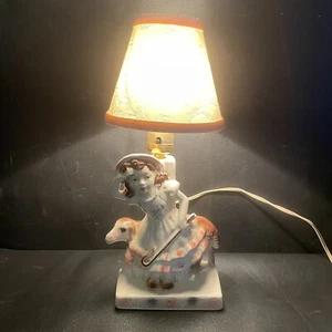 VTG 1961 Table Lamp by Lane & Company Van Nuys California Pottery Child Bedroom - Picture 1 of 18