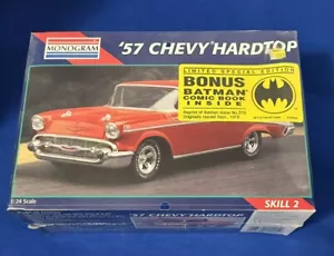 1957 Chevy Hardtop Kit 1:24 Bonus Batman Comic Reprint No 279 1995 Monogram - Picture 1 of 8