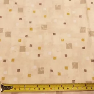 1yd Twilight Tones Squares #9797 Nancy Rink Designs - Marcus Fabrics - Lt Brown - Picture 1 of 6