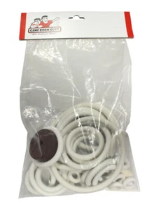 Gottlieb 1951 Globe Trotter Pinball Machine Replacement Rubber Ring Kit White - Picture 1 of 2