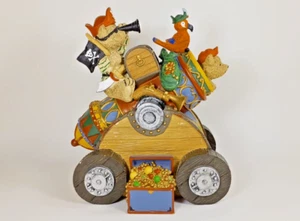 Pirates Treasure Teddy Bear Cannon Piggy Bank, Coin Bank. - Picture 1 of 12