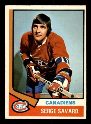 1974 OPC O-Pee-Chee Hockey #53 Serge Savard EX - Image 1 of 2