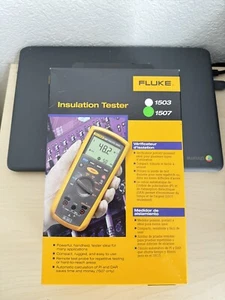 FLUKE 1507 DIGITAL INSULATION RESISTANCE TESTER (MFG-2024)NEW SEALED SHIPS FREE - Picture 1 of 7