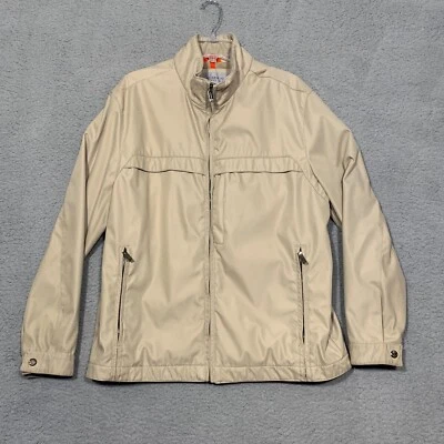 Marc New York Mens Size L Jacket Hand Chest Pockets Stand Up Collar Torn Pocket - Image 1 of 4