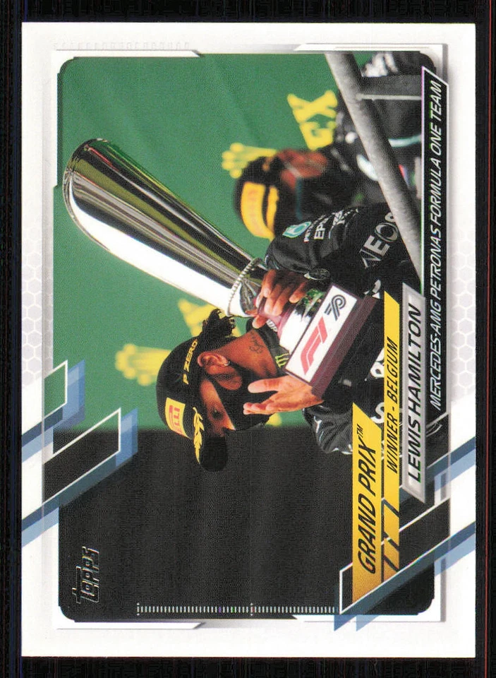 2021 Topps Formula 1 #144 Lewis Hamilton/Grand Prix Winner - Image 1 of 2