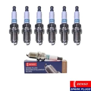 New Set of 6 DENSO Iridium Long Life Spark Plug for Acura Chevy Dodge Ford Kia - Picture 1 of 6