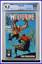 Wolverine #37 CGC Graded 9.2 Marvel March 1991 White Pages Comic Book.