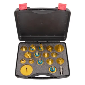 Brake Bleeder Kit Master Cylinder Adapters Set Brake Oil Fluid Bleeding Tools - Picture 1 of 14