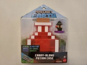 Minecraft Earth Carry Along Potion Case and Figure Set New - Picture 1 of 7