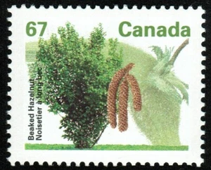 Canada sc#1368 Fruit Tree : Beaked Hazelnut, Mint-NH - Picture 1 of 2