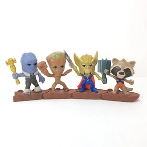 THOR Love &Thunder McDonalds Toys 2022 Lot of 4 Rocket Groot Korg Golden Armor - Picture 1 of 10