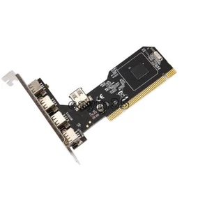High Speed 480 Mbps 5 Port USB 2.0 PCI Hub Karte Controller Adaptermodul UK - Bild 1 von 4