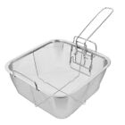 Stainless Steel Round Mesh Fryer Basket with Handle-GV