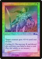 Iron Will FOIL Urza's Legacy PLD White Common MAGIC GATHERING CARD ABUGames