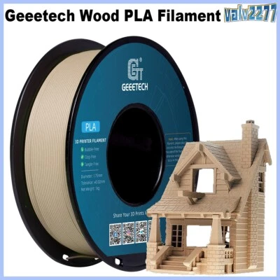 Geeetech PLA 3D Drucker Filament 1.75mm 1kg Schwarzes Nussbaum holz Filament DE