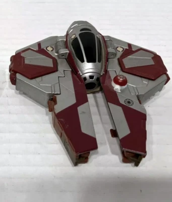 Star Wars Transformers Obi Wan Kenobi ROTS Jedi Starfighter 2011 - Image 1 of 3