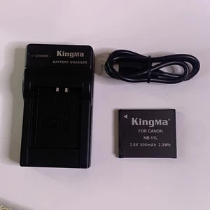 Battery Charger & Battery For Canon NB-11L and Battery Canon PowerShot ELPH - Picture 1 of 9
