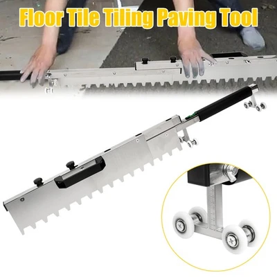Floor Tile Leveling Paving Tool Adjustable Flat Sand Screed Mortar Trowel​ Tool - Image 1 of 4