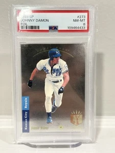 Johnny Damon 1993 Upper Deck SP Foil: #273 Rookie PSA 8 casi nuevo-como nuevo - Imagen 1 de 3