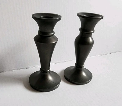 Candelabros vintage de peso pesado por herrajes de restauración 5,5 Foto 1 de 3