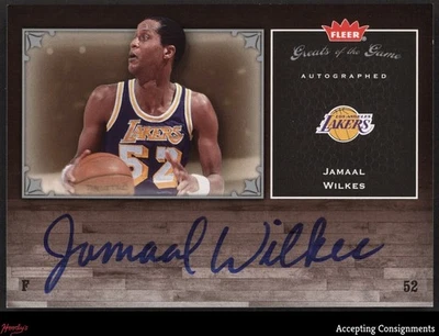 2005-06 Greats of the Game Autographs #GGJW Jamaal Wilkes AUTO LAKERS - Image 1 of 2