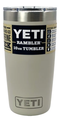 YETI Rambler 10 oz Tumbler Cape Taupe Discontinued Design Collector’s Item - Image 1 of 4