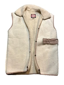 The Australian Outback Collection Wool Button In Liner Vest Natural Size Medium - Bild 1 von 9