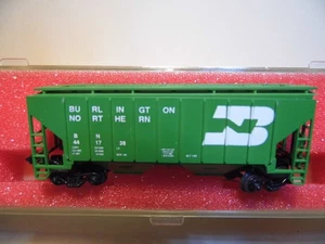 N - Precision Masters - 2 Bay Covered Hopper, Burlington Northern 441738 Neu in OVP - Bild 1 von 2