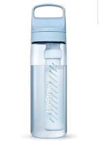 Bottiglia filtro acqua LifeStraw serie Go blu islandese 22 once filtro 2 stadi - Foto 1 di 5