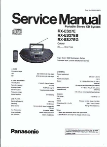 Panasonic Service Manual für RX-ES 27 englisch Copy - Picture 1 of 1