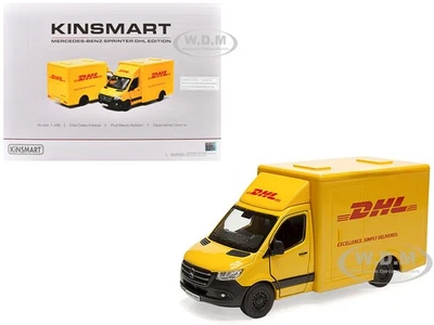 MERCEDES-BENZ SPRINTER FURGONETA "DHL" AMARILLO 1/48 MODELO DIECAST DE KINSMART KT5475D Foto 1 de 3