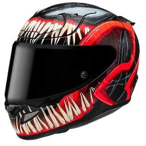 HJC RPHA 12 Venom 3 Marvel MC-1SF Helm rot 57/58-M Racing helmet - Picture 1 of 5