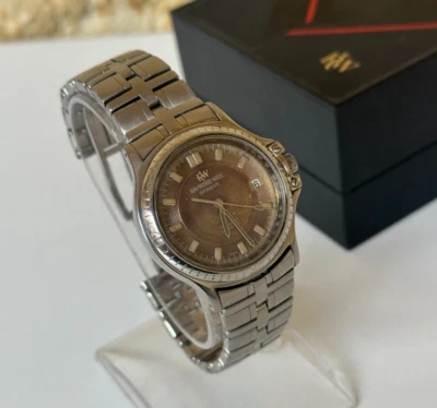 Винтажные мужские автоматические часы Raymond Weil Parsifal тропический циферблат 38 мм с коробкой как новые - Изображение 1 из 4