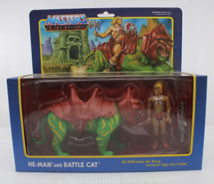 D3 Super 7 Reaction Masters of Universe HE-MAN w BATTLE CAT Action Figure Set