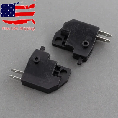 2x Interruptor de embrague de palanca de luz de freno delantero derecho para Suzuki Honda Yamaha Kawasaki Foto 1 de 4