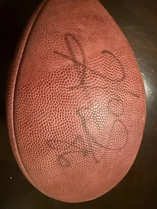 Pittsburgh Steelers Hines Ward 86 and Mark Bruener 87 Autographed Football - Picture 1 of 4