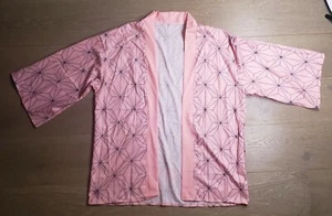 Demon Slayer Nezuko Costume 2XL Cosplay Women Girls Kimono Cape Cloak Robe g6a - Picture 1 of 12