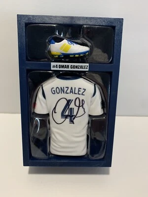 Emirates MLS LA Galaxy Omar Gonzales 4 Locker Giveaway Autograph FIFA Soccer - Image 1 of 4