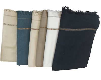 MANTA CHAL AFGANA PATO LANA PURA AFGANA INVIERNO CÁLIDO LARGO BUFANDA ABRIGO CACHEMIRA  Foto 1 de 4