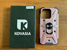 KOVASIA Iphone 14 Pro Case with 2x screen protector with kikstand / ROSE GOLD